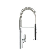 GROHE GROHE 31380000 K7 Single Handle Pull Down Kitchen Faucet in Starlight Chrome