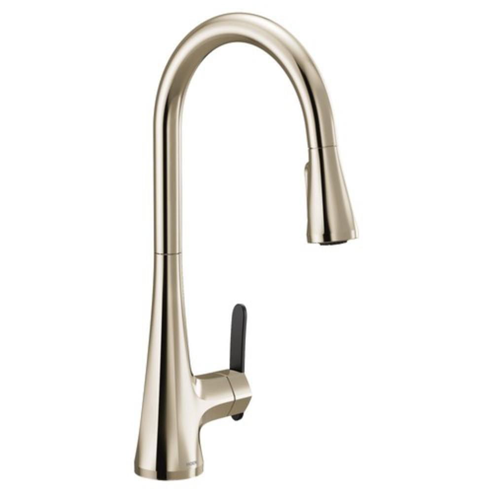 MOEN Moen S7235NL Sinema Single Handle Pull Down Kitchen Faucet in Polished Nickel