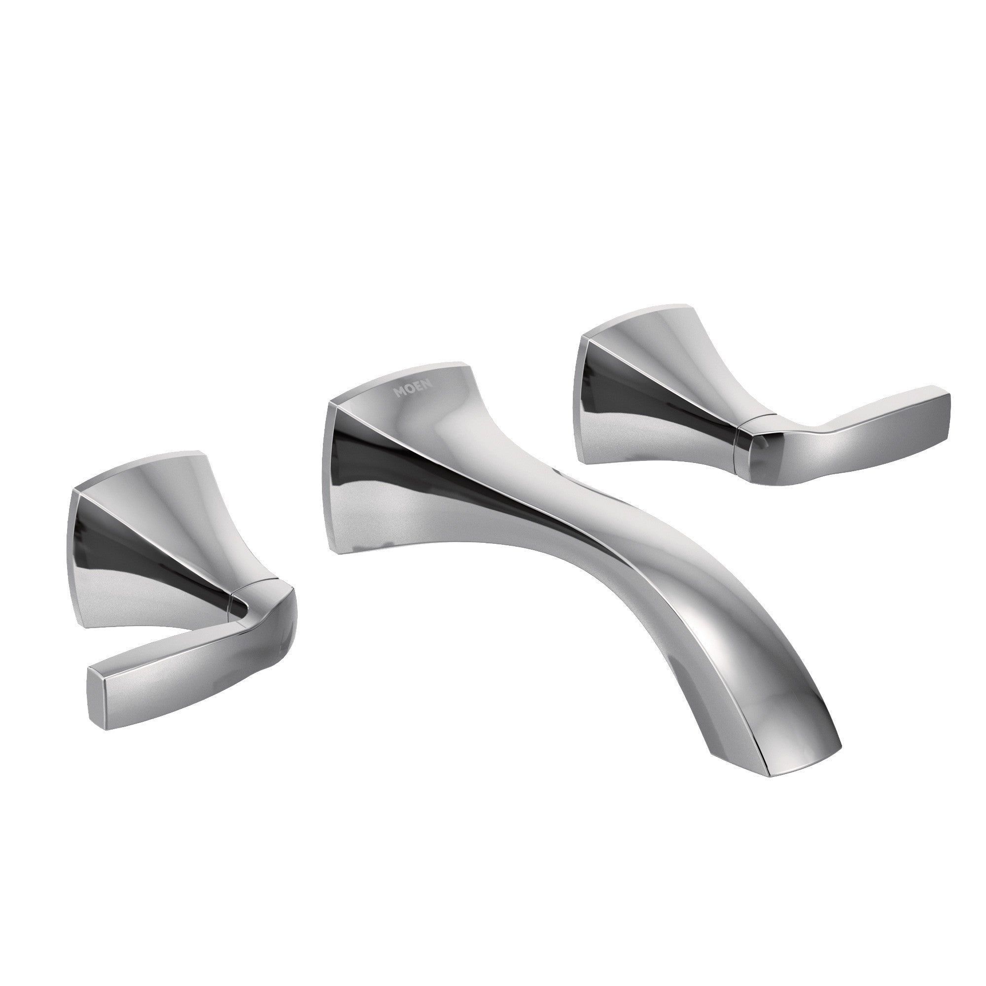 MOEN Moen T6906 Voss Two Handle Wall Mount Widespread Bathroom Sink Faucet