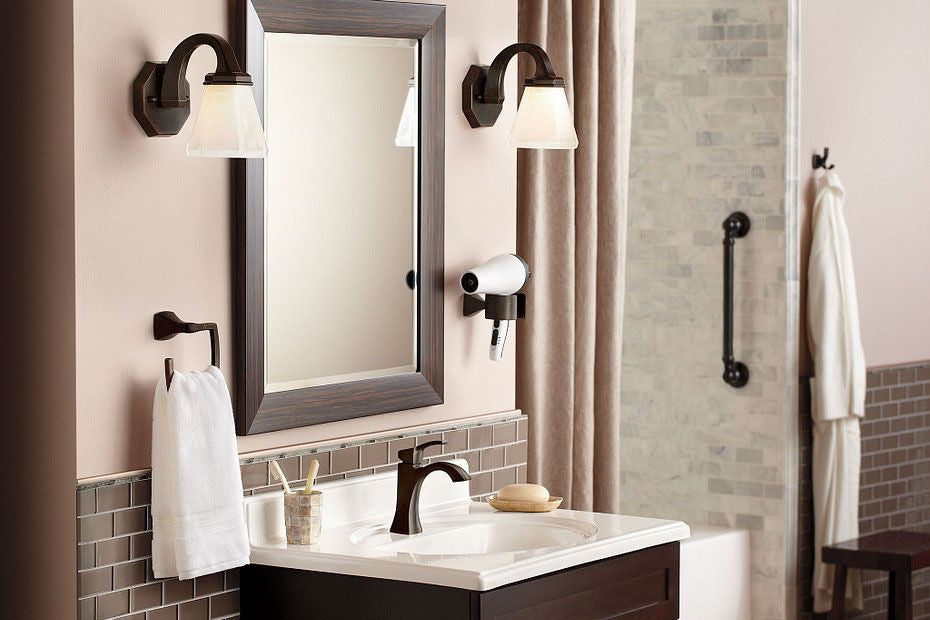 MOEN Moen T6905ORB Voss Two Handle Widespread Bathroom Sink Faucet Oil Rubbed Bronze