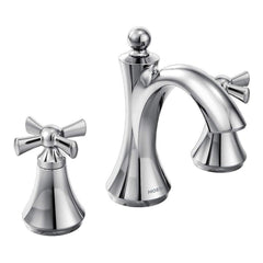 MOEN Moen T4524 Wynford Two Handle Widespread Bathroom Sink Faucet in Polished Chrome