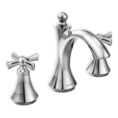 MOEN Moen T4524 Wynford Two Handle Widespread Bathroom Sink Faucet in Polished Chrome