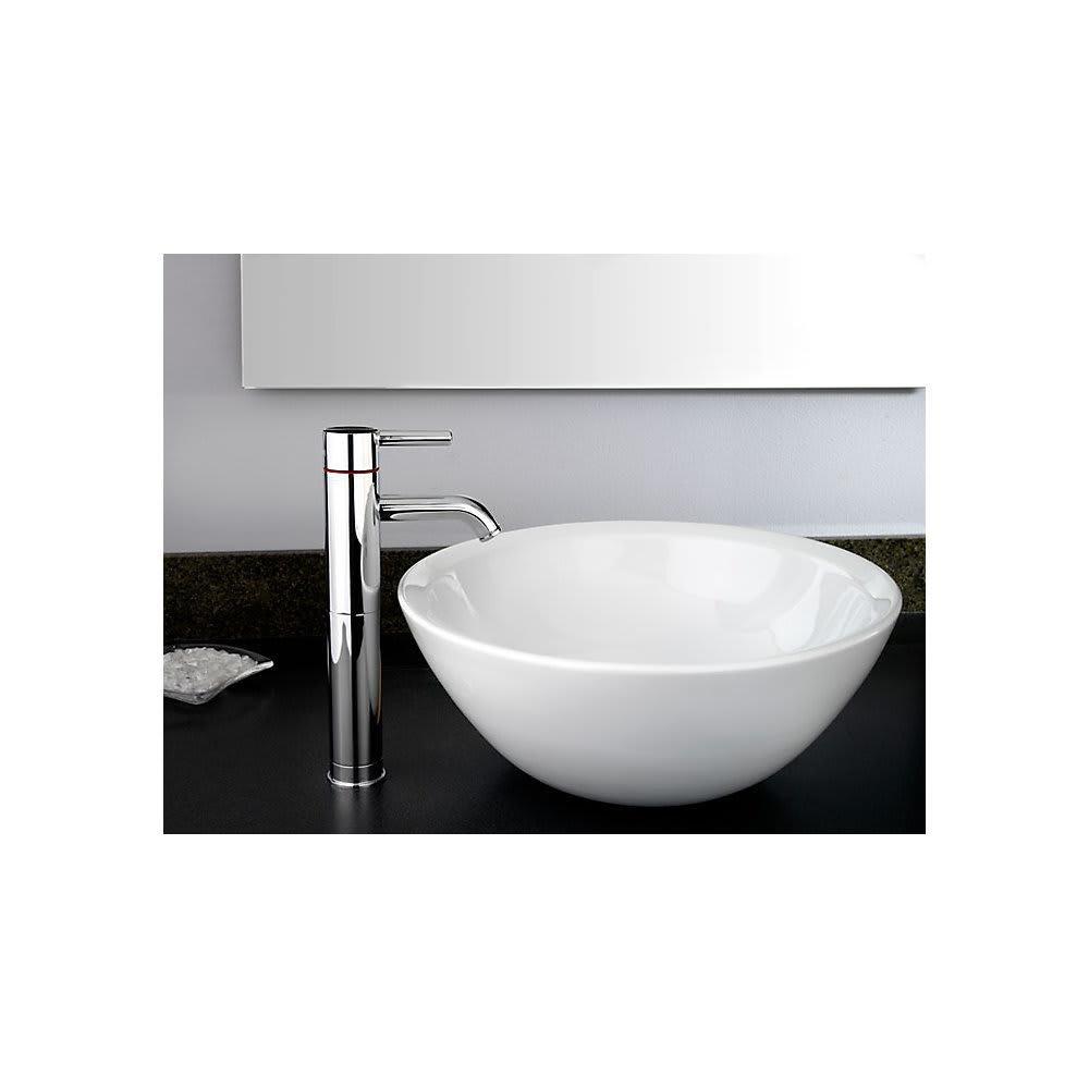 PFISTER Pfister LG40NB00 Contempra Single Handle Vessel Filler Bathroom Sink Faucet in Matte Black