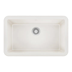 BLANCO BLANCO 401734 Ikon 30 x 19 in. No Hole Composite Single Bowl Undermount Kitchen Sink in White