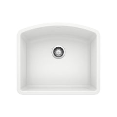 BLANCO Blanco 440175 Diamond 24 x 20-13/16 in. No Hole Composite Single Bowl Undermount Kitchen Sink in White