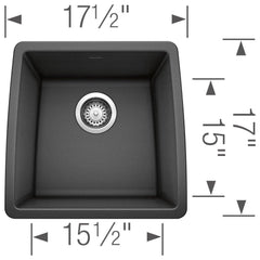 BLANCO BLANCO 440079 Performa Bar Sink - Anthracite