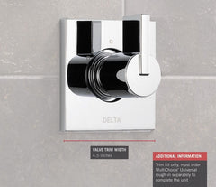 DELTA FAUCET Delta Faucet T11853-RB Vero 3-Setting 2-Port Diverter Trim
