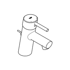 GROHE GROHE 34270ENA Concetto Single Handle Monoblock Bathroom Sink Faucet 1.2 GPM