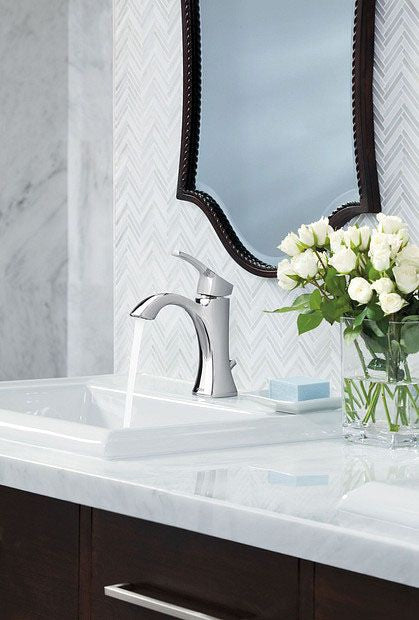 MOEN Moen 6903 Voss Single Handle Bathroom Faucet in Chrome
