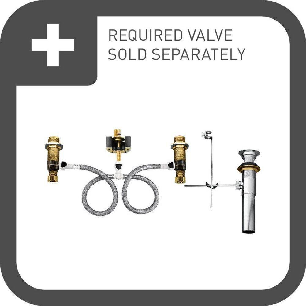 MOEN Moen TS42108BG Weymouth Two Handle Widespread Bathroom Sink Faucet in Brushed Gold