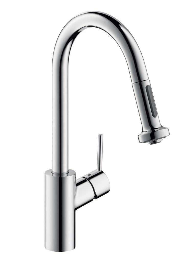 HANSGROHE Hansgrohe 14877001 Talis S Single Handle Pull Down Kitchen Faucet in Polished Chrome