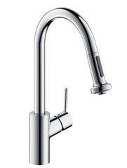 HANSGROHE Hansgrohe 14877001 Talis S Single Handle Pull Down Kitchen Faucet in Polished Chrome