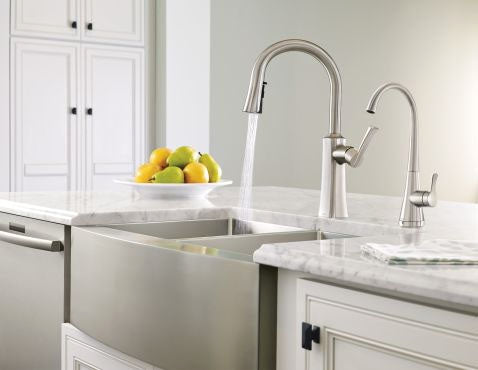 MOEN Moen G18121 1800 Series 30 x 21 Stainless Steel 18 Gauge Single Bowl Sink