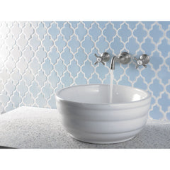 MOEN Moen TS42112NL Weymouth Two Handle Wall Mount Bathroom Sink Faucet in Polished Nickel