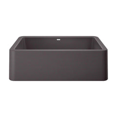 BLANCO BLANCO 401985 Ikon 33 x 19 in. Composite Single Bowl Farmhouse Kitchen Sink in Cinder
