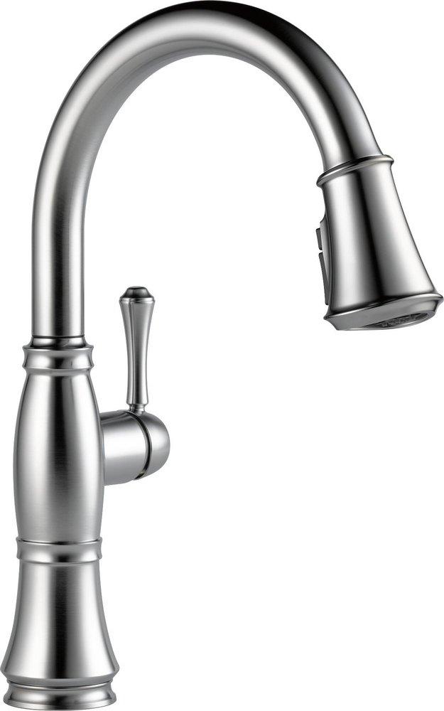 DELTA FAUCET Delta Faucet 9197-AR-PR-DST Cassidy Single Handle Pull Down Kitchen Faucet