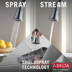 DELTA FAUCET Delta Faucet 9197-AR-PR-DST Cassidy Single Handle Pull Down Kitchen Faucet
