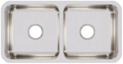 ELKAY Elkay ELUH3116 Lustertone Classic Stainless Steel Equal Double Bowl Undermount Sink
