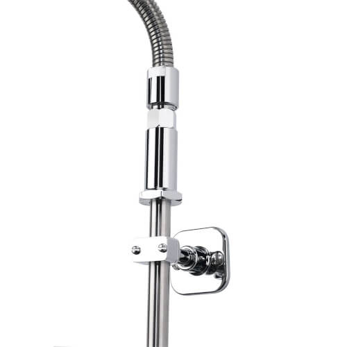 KROWNE Krowne 17-109WL Royal Series 8 Center Wall Mount Pre-Rinse with Add-On Faucet, 12 Spout