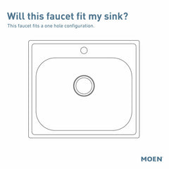 MOEN Moen 7365SRS Align Single Handle Kitchen Faucet in Spot Resist Stainless