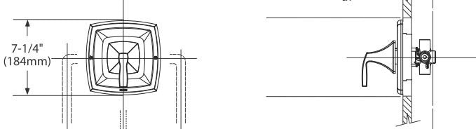 MOEN Moen T2691BN Voss Single Handle Posi-Temp Valve Trim Kit in Brushed Nickel