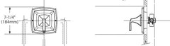 MOEN Moen T2691BN Voss Single Handle Posi-Temp Valve Trim Kit in Brushed Nickel