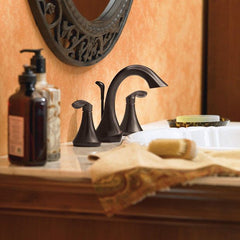 MOEN Moen T6420ORB Eva Two Handle Widespread Bathroom Faucet Oil Rubbed Bronze