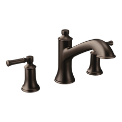 MOEN Moen T683ORB Dartmoor Two Handle Roman Tub Faucet in Oil Rubbed Bronze (Trim Only)