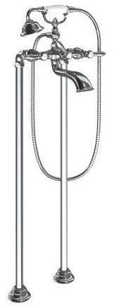 MOEN Moen TS25105 Weymouth Floor Mount Tub Filler Risers in Chrome