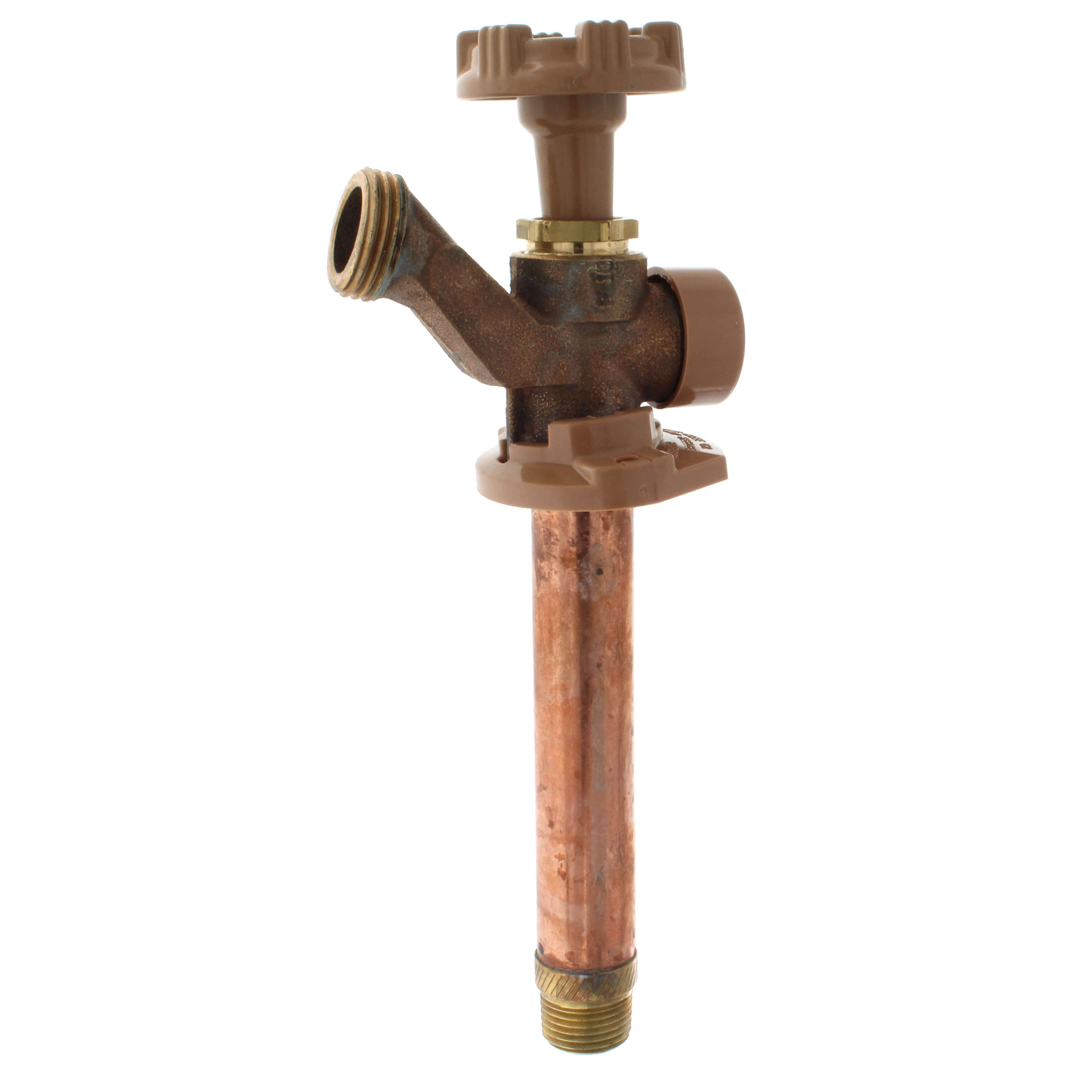 WOODFORD Woodford 17CP-4-MH Model 17 Anti-Siphon Freezeless Wall Faucet, 1/2 in, Combination MNPT x Female C, 4 in THK Wall