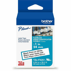 BROTHER Brother BRTTZEFX251G P-touch TZeFX251 Flexible ID Laminated Label Tape 24mm x 8m (1 Pack)