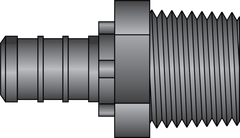 HEATLINK Heatlink 17505 1/2 inches PEX × 1/2 inches Male Pipe Thread HPP Adapter
