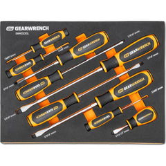GEARWRENCH Gearwrench GWMSSCRSL 9 Piece Slotted Screwdriver Set