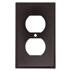 LEVITON Leviton 85003 1-Gang Duplex Receptacle Wall Plate Standard Size