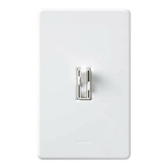 LUTRON Lutron AY2-LFSQ-WH 1-Pole 3-Way/Speed Fan or Light Control Toggle Switch, 120 VAC, 1.5 Amp, White