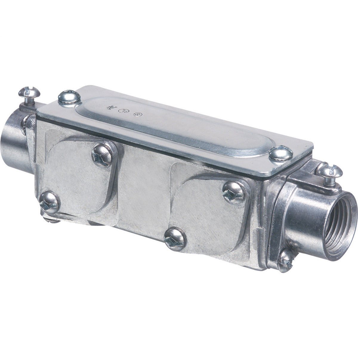 ARLINGTON Arlington 930 Copper Free Aluminum Die-Cast 5-in-1 Conduit Body 1/2 In Hub 4.8 Cu-In