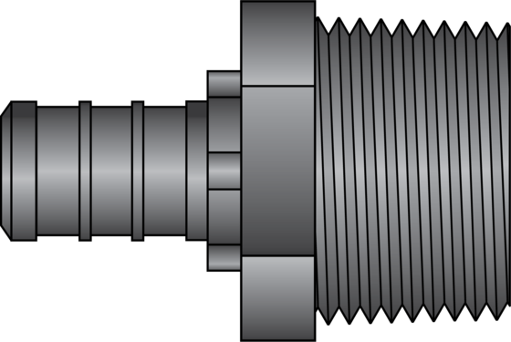 HEATLINK Heatlink 17552 1/2 inches PEX x 3/4 inches MNPT HPP adapter
