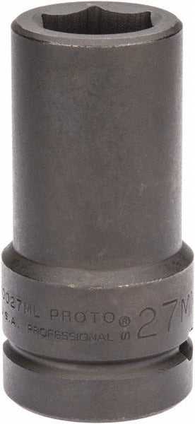 PROTO Proto J10027ML Impact Socket 1 in Drive 27mm 6-point