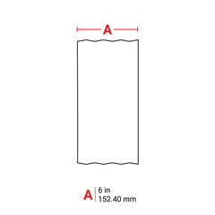 Brady 13602 Label Vinyl 6in x 50ft BL