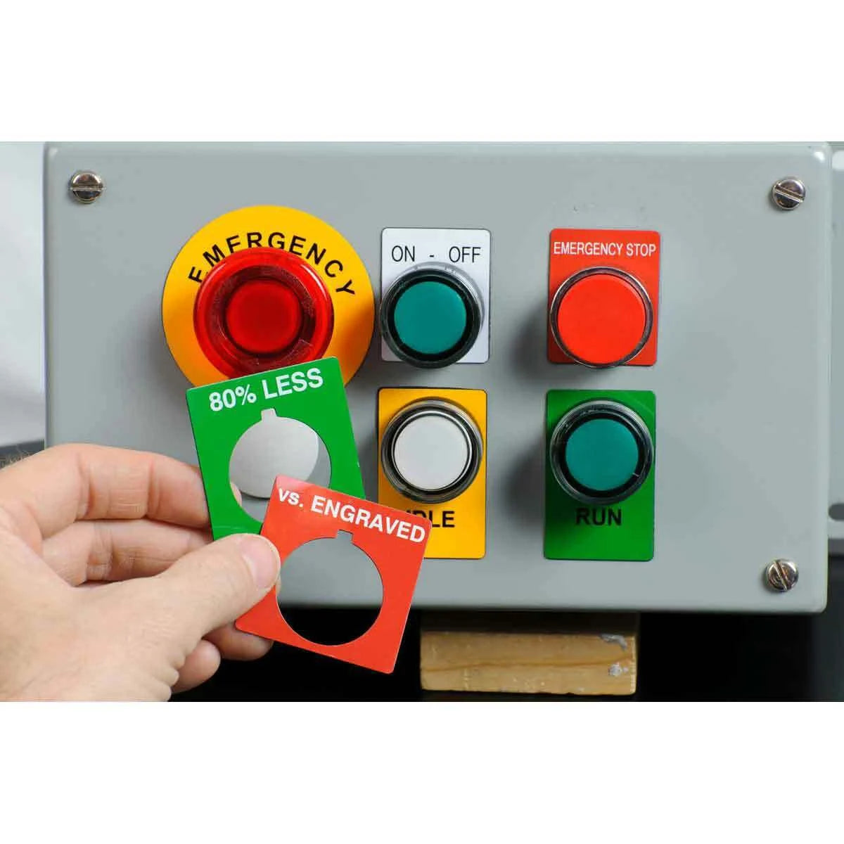 BRADY Brady B30EP-170-593-WT Label Polyester 2.4 in x 2.4 in WT 145/RL