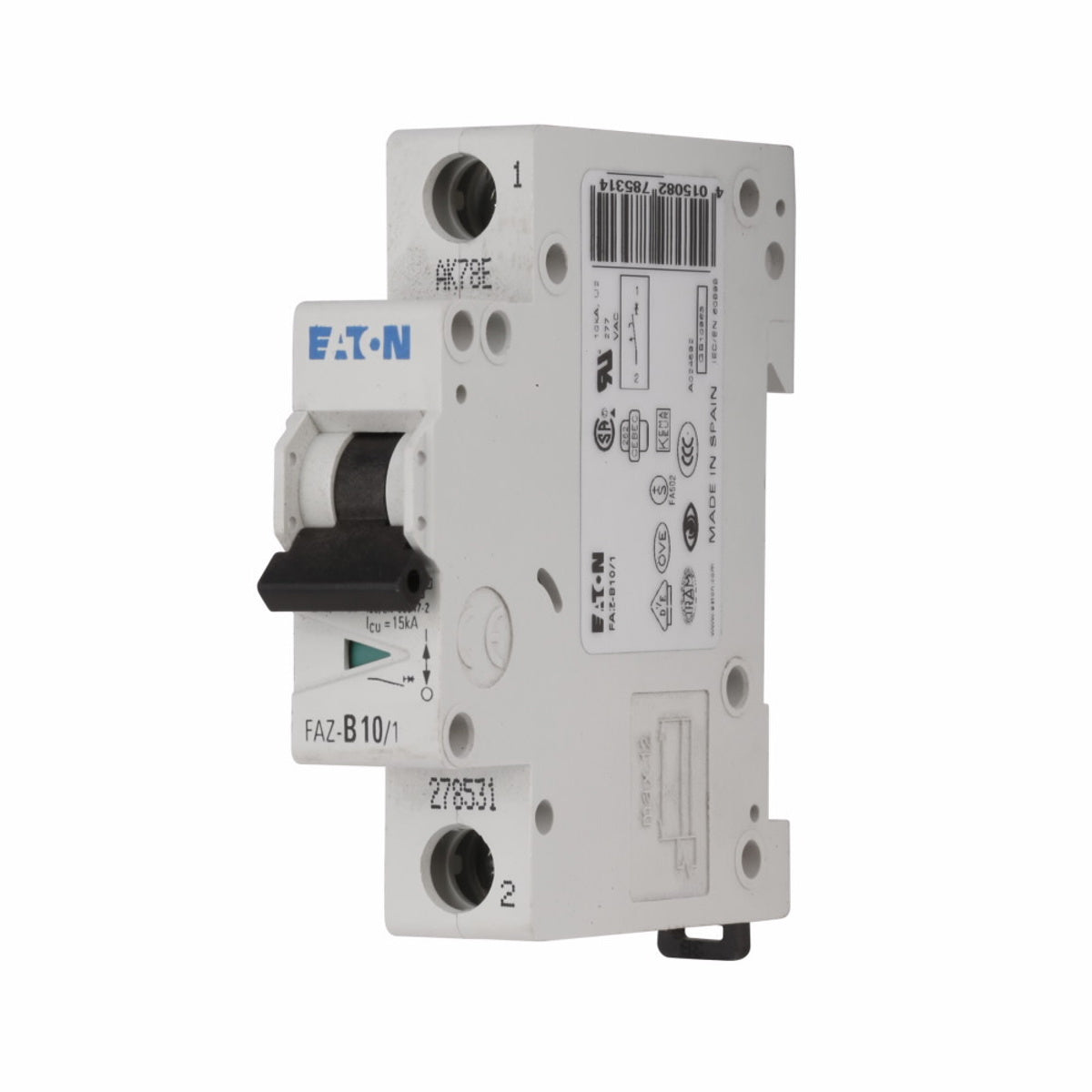 EATON Eaton FAZ-C63/1-SP FAZ UL 1077 supp. 63A (1 Pole) Replacement MPN