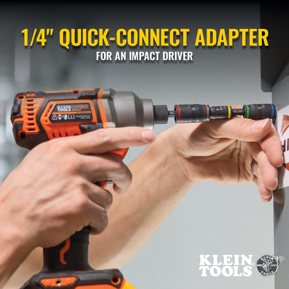 KLEIN TOOLS Klein Tools 32907 7-in-1 Impact Flip Socket Set, No Handle