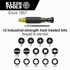 KLEIN TOOLS Klein Tools 32303 14-in-1 Multi-Bit Adjustable Length Screwdriver