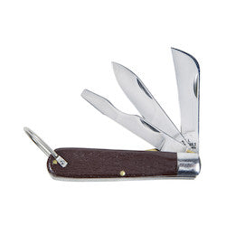 KLEIN TOOLS Klein 1550-6 3 Blade Pocket Knife with Screwdriver