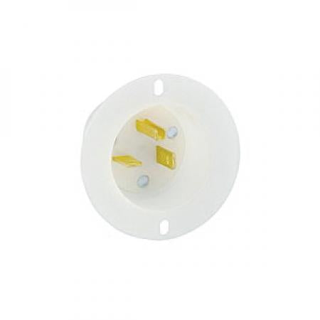 LEVITON Leviton 15378-C Inlet Receptacle Grounding 125 VAC 20 AMP NEMA 5-20P