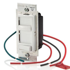 Leviton 6674-P0W Lighting Dimmer, Electro-Mechanical, Slide-Action, 1-Pole, 3-Way, Replacement MPN