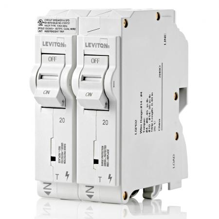 LEVITON Leviton LSPD2-T Plug-On Surge Protection Device 20A TM
