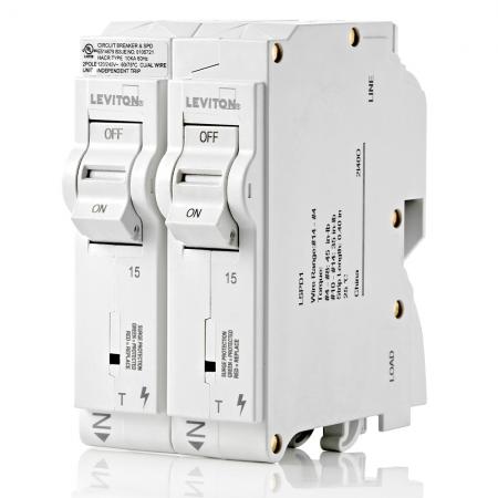 LEVITON Leviton LSPD1-T Plug-On Surge Protection Device 15A TM