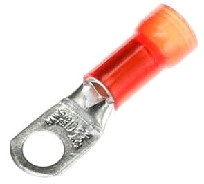 ABB ABB RD8-14 Thomas & Betts RD8-14 8 AWG 1/4 Inch Stud Red Electrotinned Copper Nylon Insulated Ring Terminal