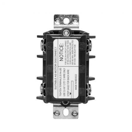 LEVITON Leviton MS303-DSW 30 Amp, 600 Volt, Three-Pole, Three Phase AC Manual Motor Controller